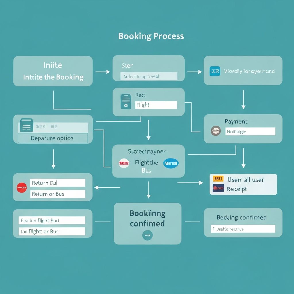 Quy trình đặt xe